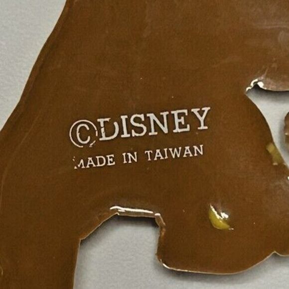 Vintage Disney The Lion King Mufasa Rubber Keychain Keyring 90s RARE - Picture 7 of 7